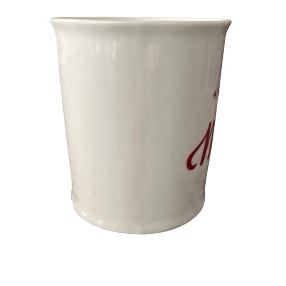 Starbucks‎ Coffee Is Magic Mug 12oz Red White Ceramic Cup Holiday Rare - Picture 9 of 9